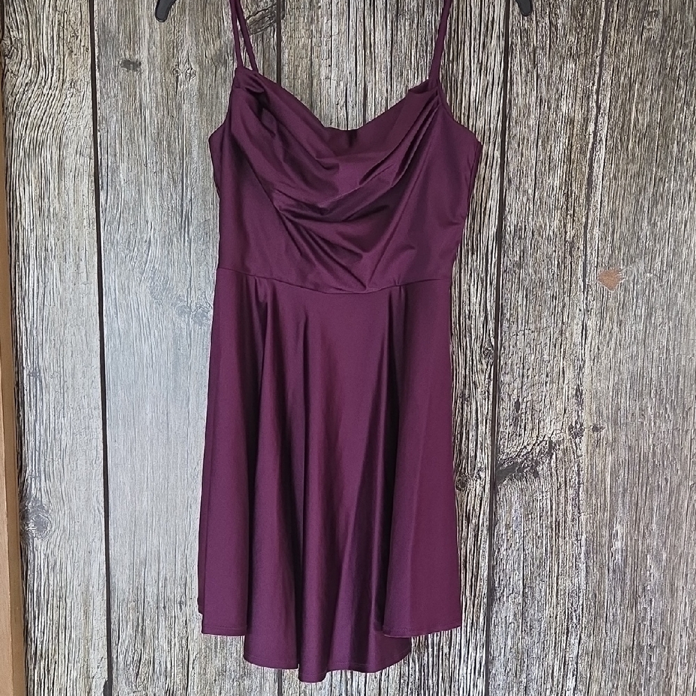 Pick 2 For $60! City Studio Deep Purple Mini Dress